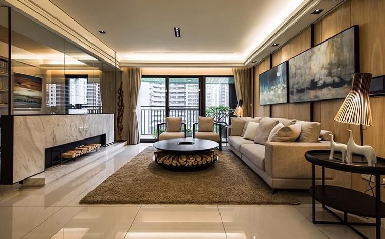 现代前卫风格家装设计室内装修效果图-客厅 现代前卫风格家装设计室内装修效果图-客厅