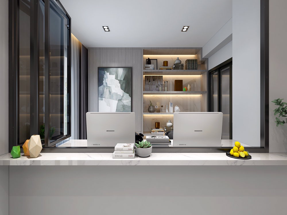 装修案例现代轻奢风格室内装修效果图-餐厅 装修案例现代轻奢风格室内装修效果图-餐厅