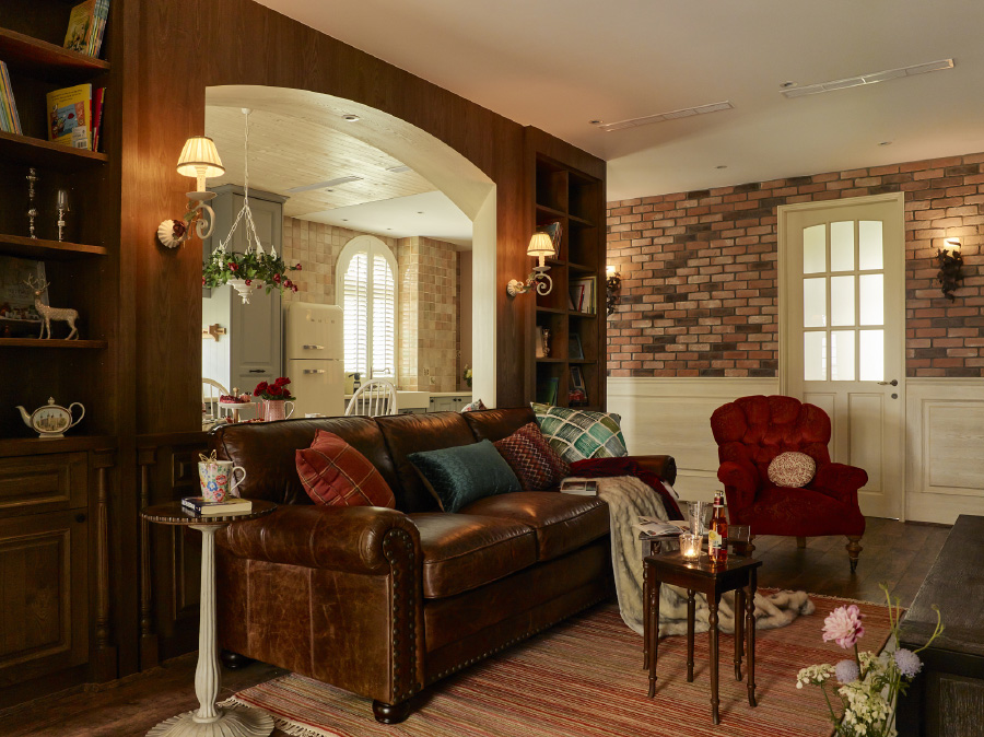 南航碧花园别墅360平米田园风格装修案例-客厅 南航碧花园别墅360平米田园风格装修案例-客厅