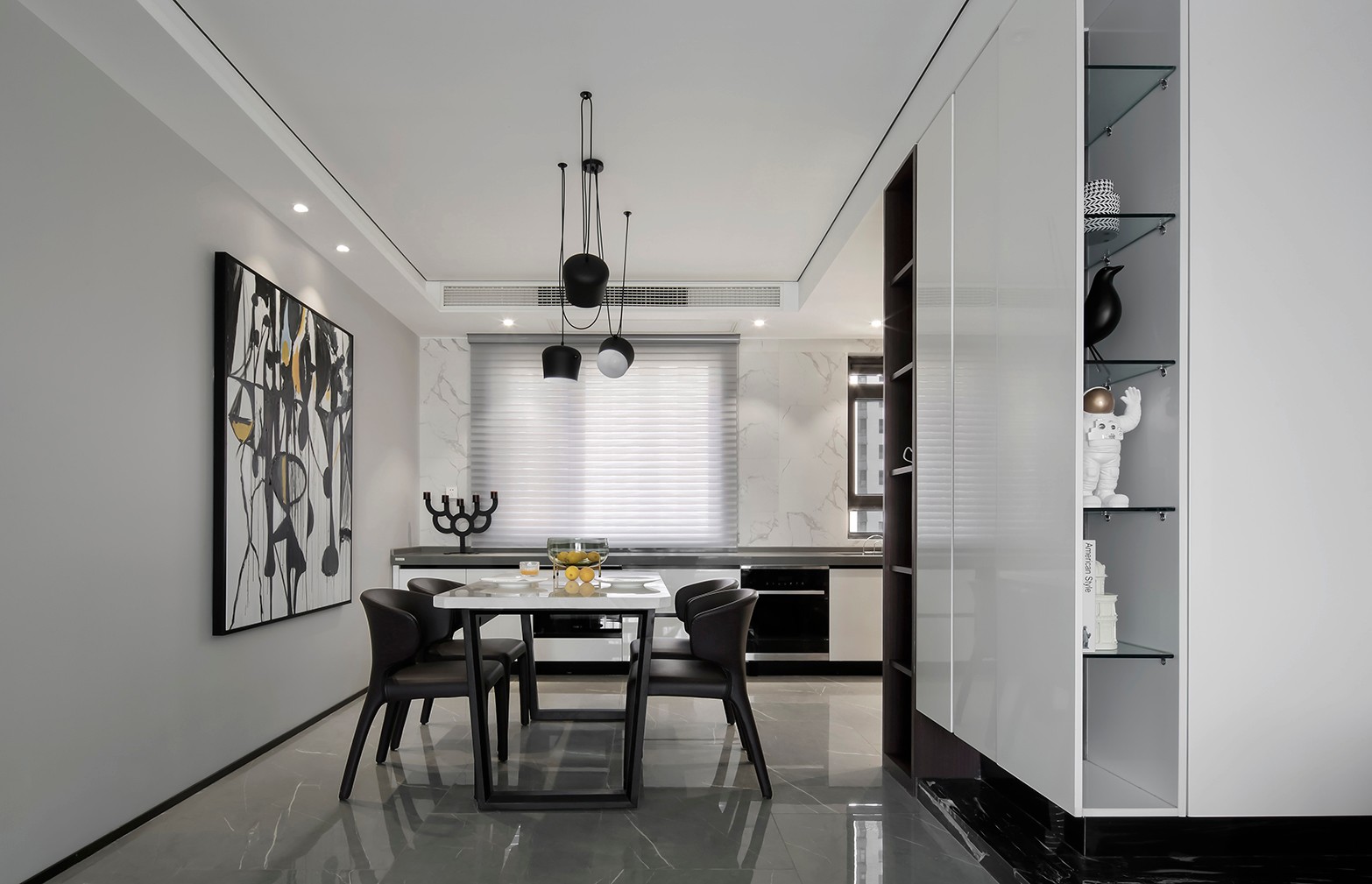 现代简约风格家装设计室内装修效果图-餐厅 现代简约风格家装设计室内装修效果图-餐厅