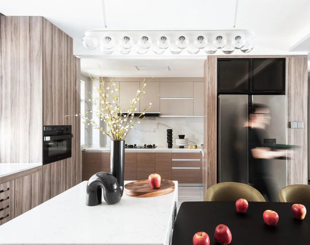 北欧原木风格家装设计室内装修效果图-餐厅 北欧原木风格家装设计室内装修效果图-餐厅