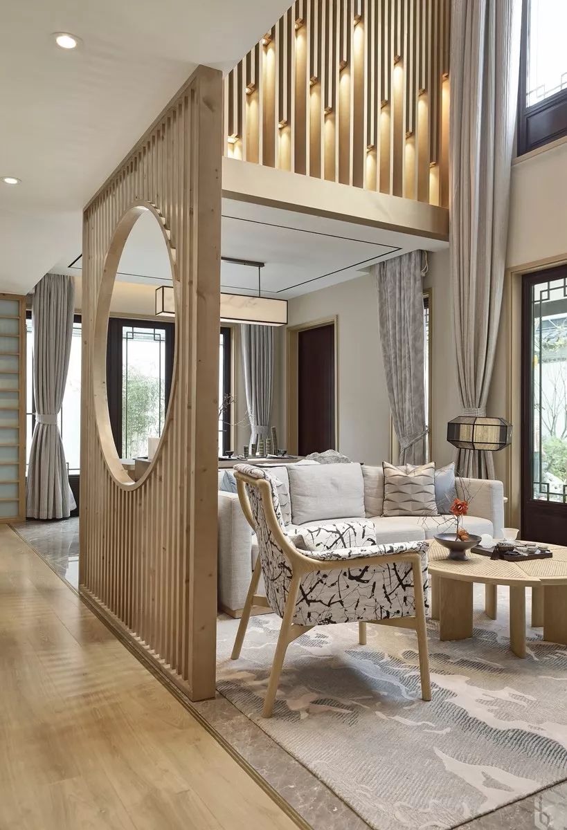 佛山装修公司日式风格别墅装修效果图-客厅 佛山装修公司日式风格别墅装修效果图-客厅