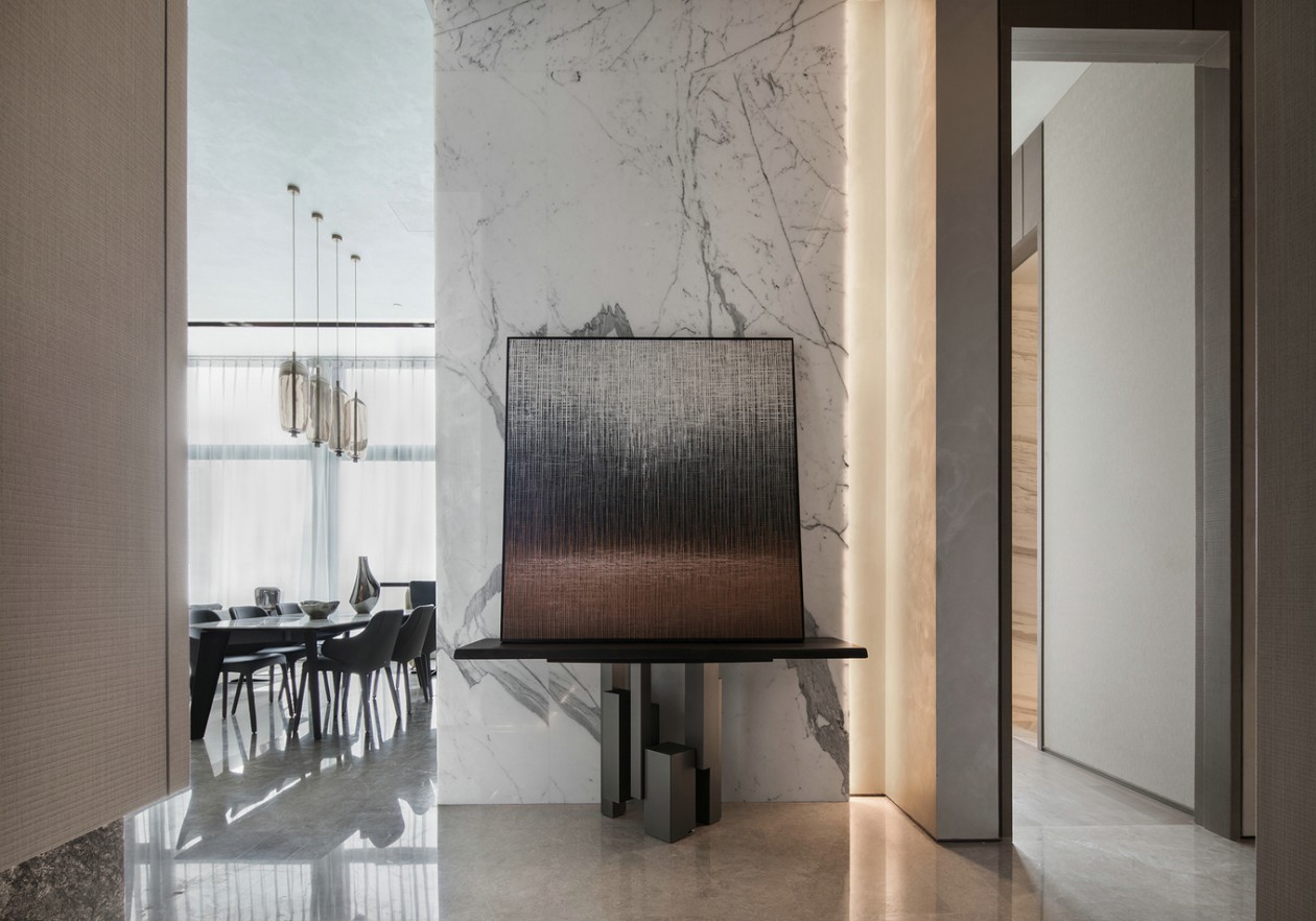 现代简约风格室内设计家装案例-玄关 现代简约风格室内设计家装案例-玄关