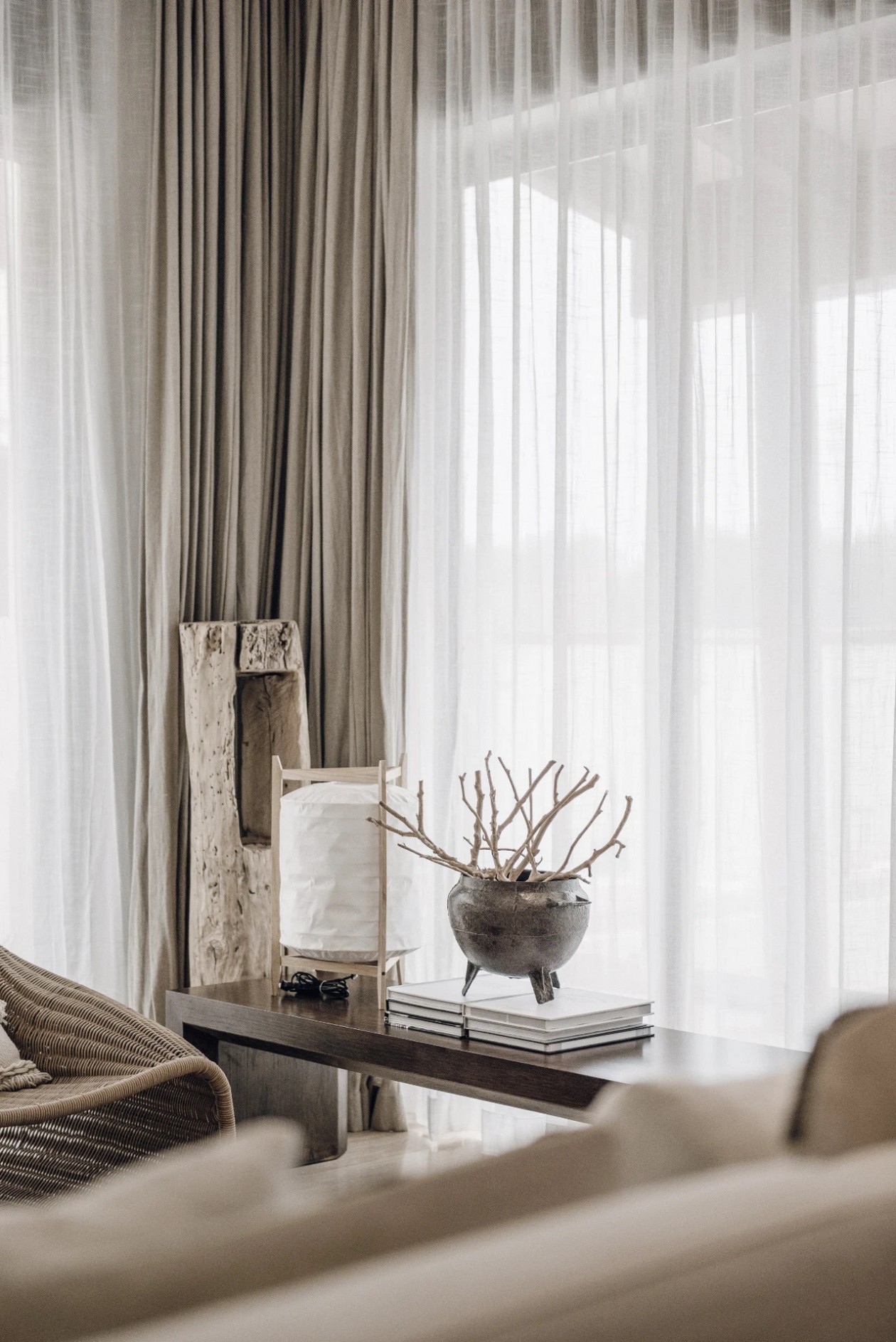 现代自然风格室内家装案例效果图-客厅茶几 现代自然风格室内家装案例效果图-客厅茶几