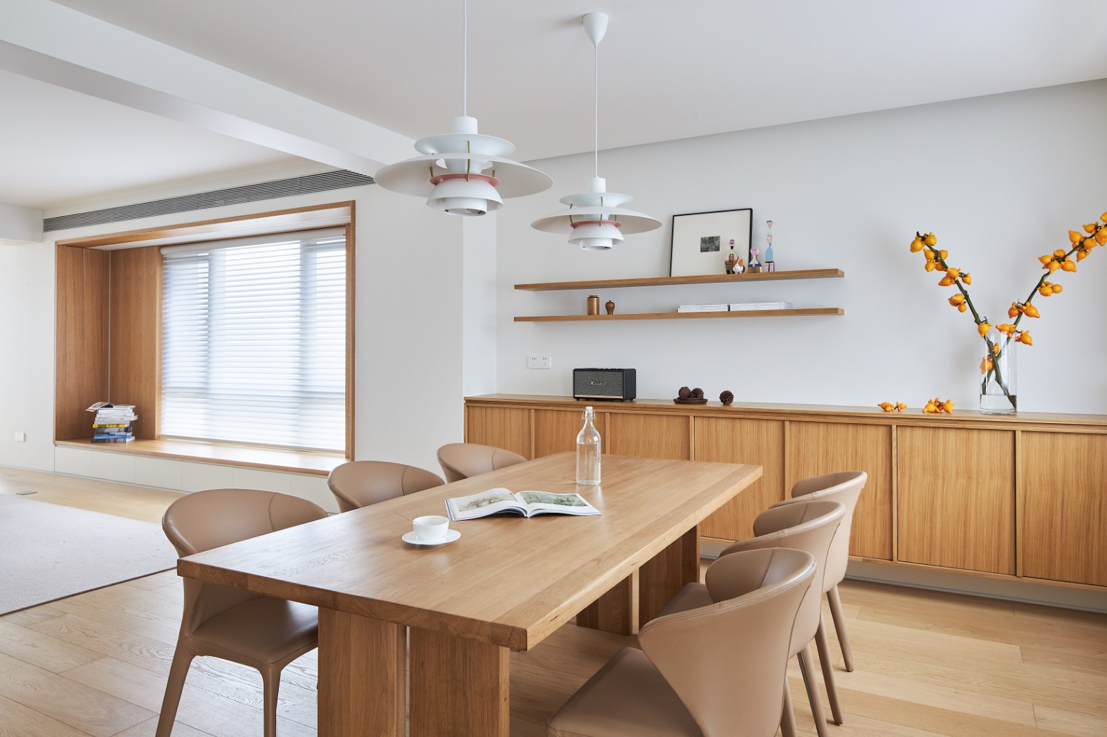 装修案例日式简约风格室内装修效果图-餐厅 装修案例日式简约风格室内装修效果图-餐厅