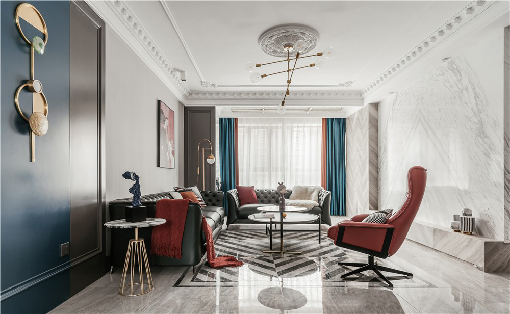 现代高雅风格家装设计室内装修效果图-客厅 现代高雅风格家装设计室内装修效果图-客厅