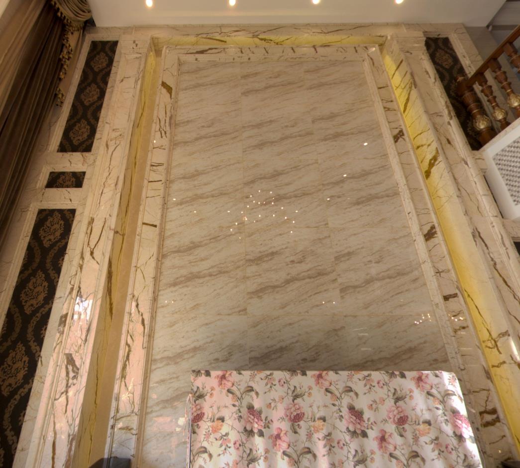 别墅装修欧式奢华风格-客厅大理石背景墙 别墅装修欧式奢华风格-客厅大理石背景墙