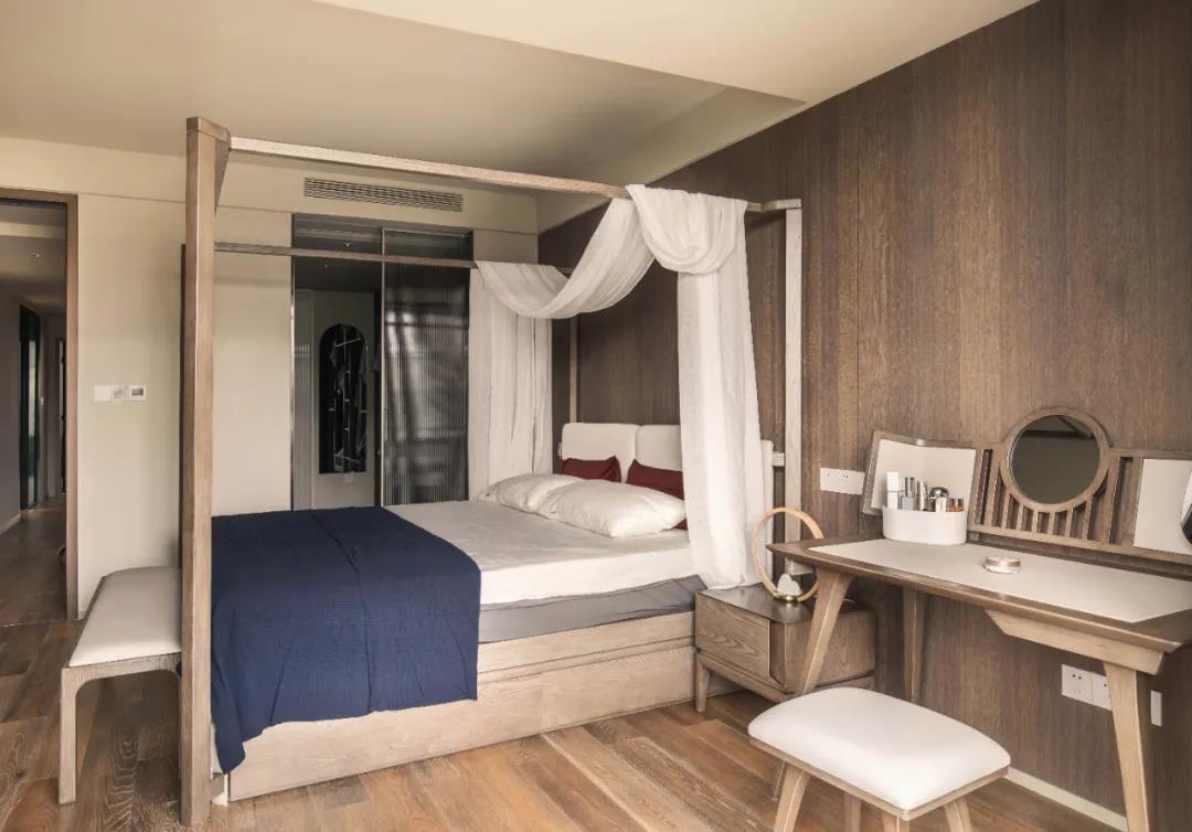 现代北欧风格室内家装案例效果图-主卧