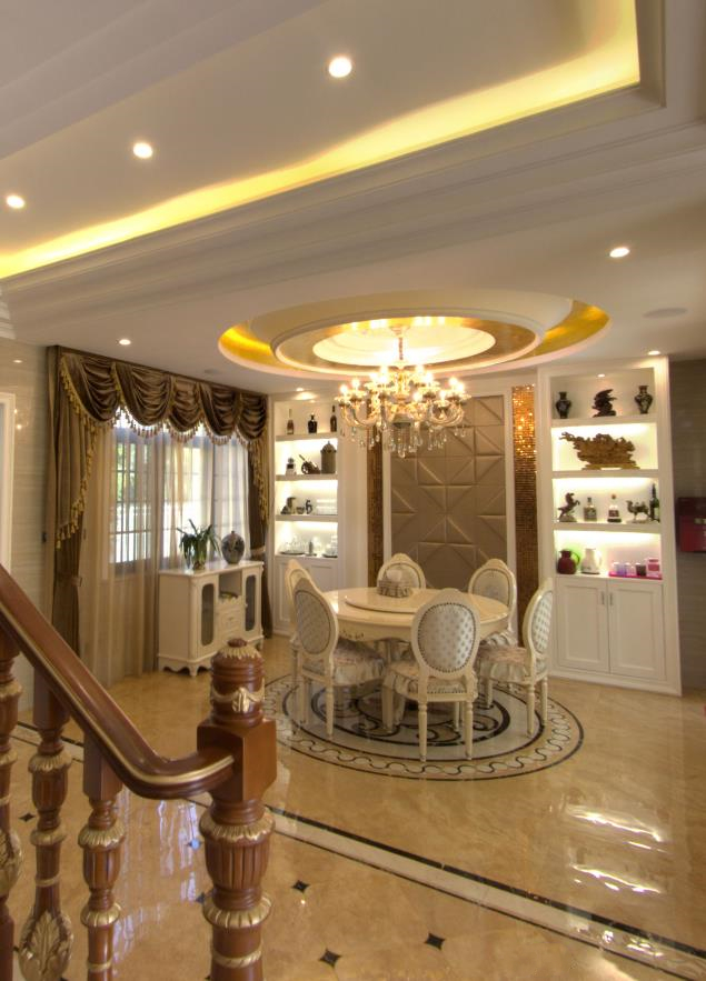 别墅装修欧式奢华风格-餐厅全景 别墅装修欧式奢华风格-餐厅全景